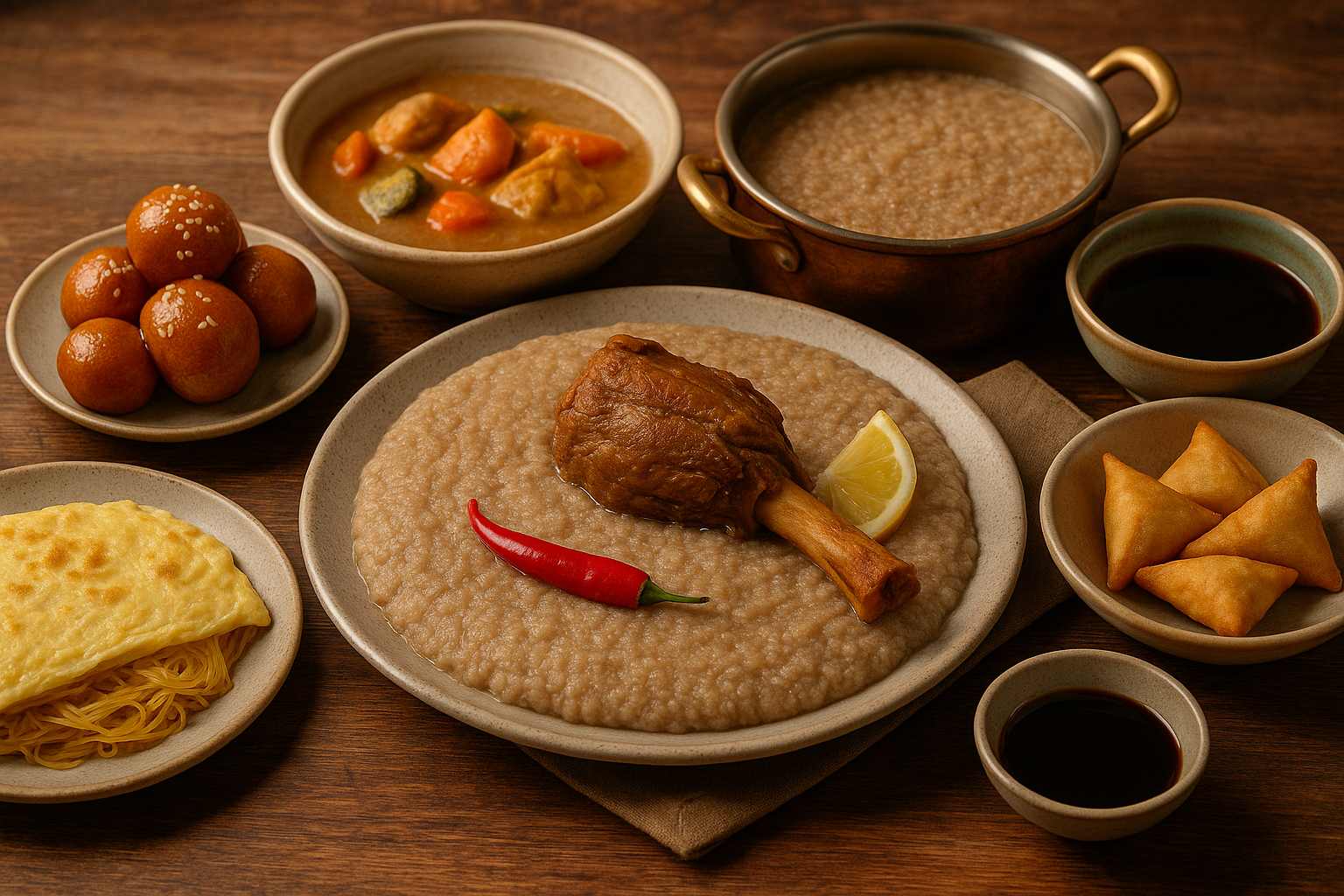 Emirati cooking class in Abu Dhabi – learning to make Harees and Thereed