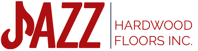 Jazz Hardwood Floors Inc. logo in red and black text on a white background