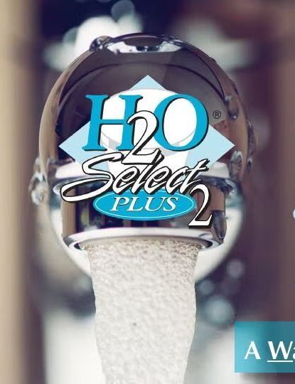 A close up of a h2o select plus faucet