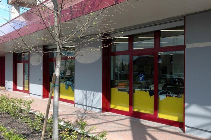 infissi in un asilo nido