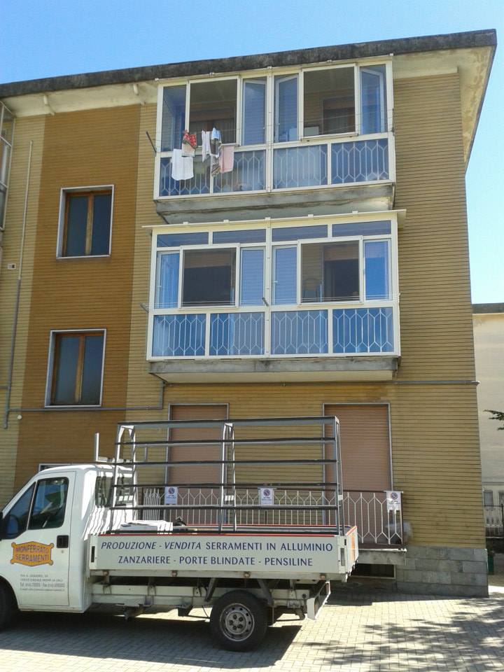 veranda in un condominio