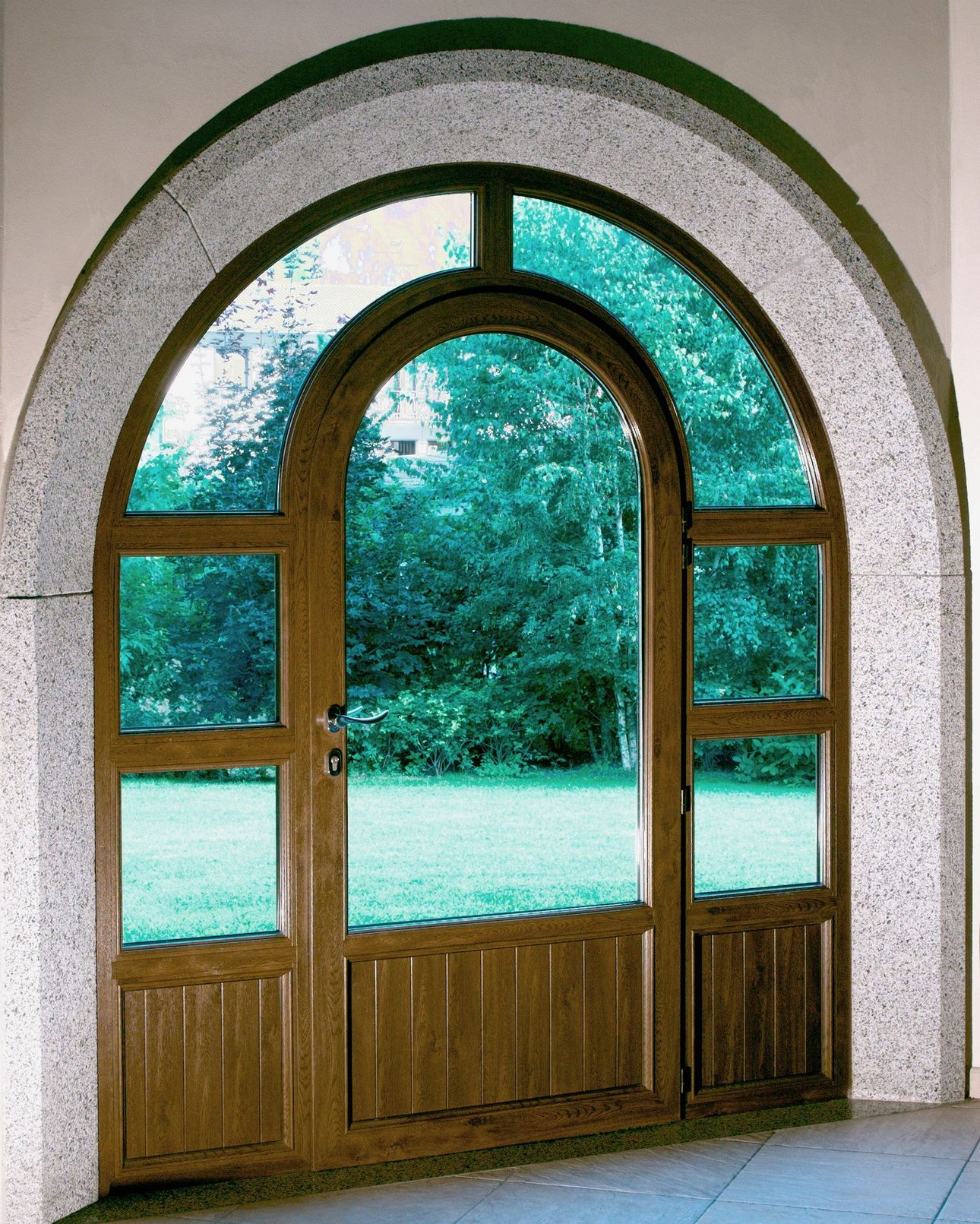porta finestra in legno