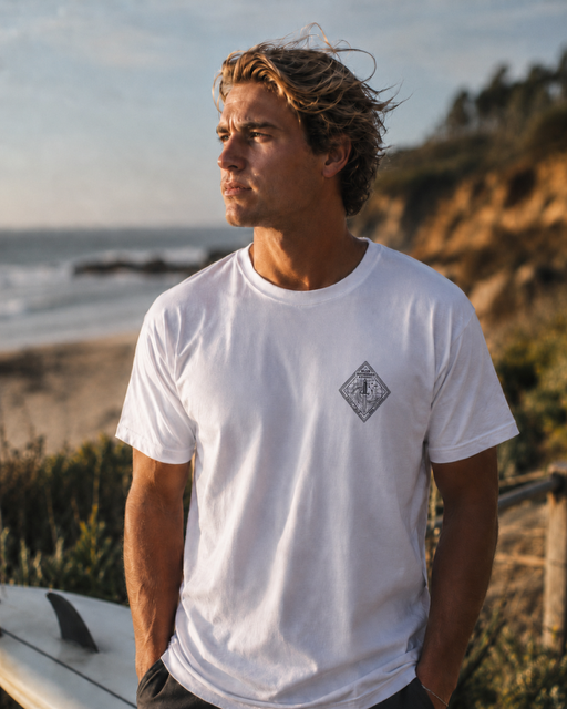 Calculated Grit Classic Tee — White