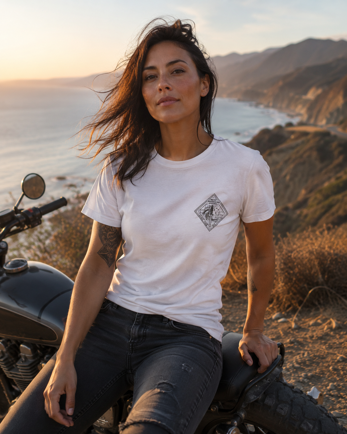 Navigate the Swell (Clipper Ship) Lifestyle Tee — White