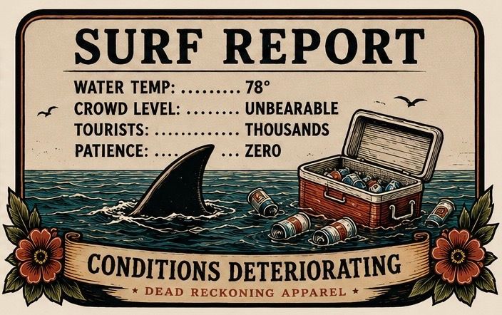 Surf Report Sticker