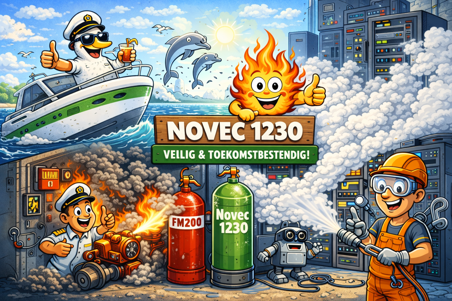 Wat is Novec 1230 blusgas en waarom wordt het steeds populairder?