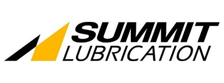 Un logotipo negro y amarillo para lubricación Summit.