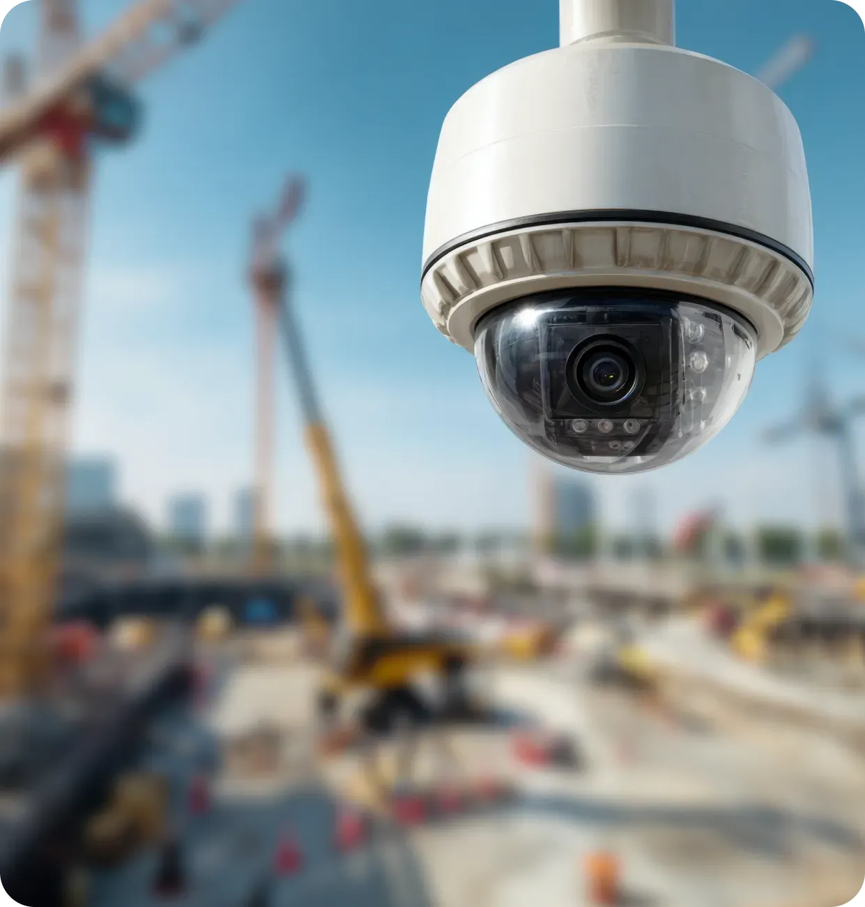 Construction Site Security Cameras - Pasword Protection