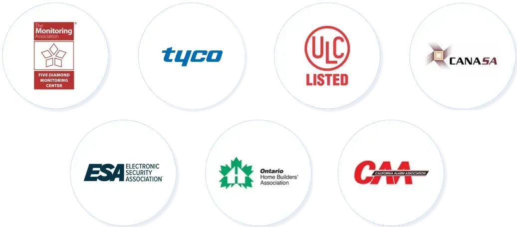 Professional Security Partners And Industry Certifications Logos