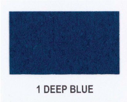 A blue rectangle with the words 1 deep blue on it