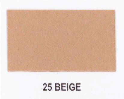 A piece of paper with the word beige on it.