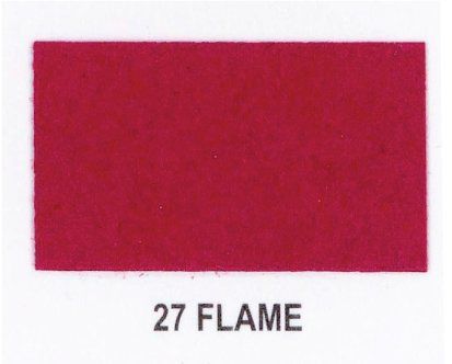 A red rectangle with the word flame on it