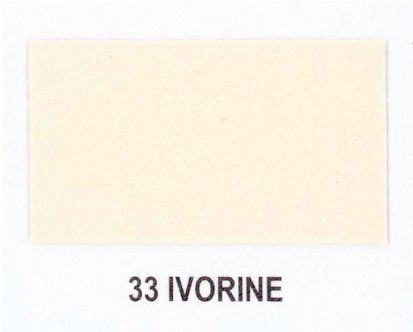 A white rectangle with the word ivory on it.