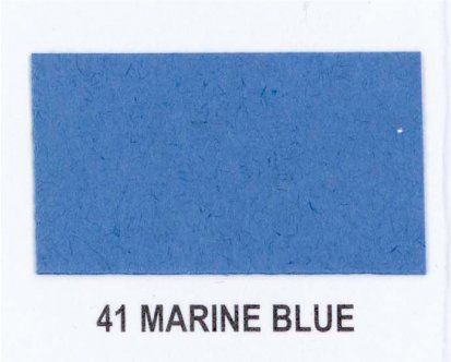 A piece of paper that says 41 marine blue on it