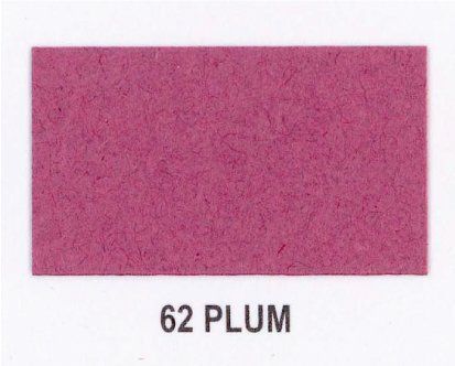 A piece of pink paper with the word plum on it