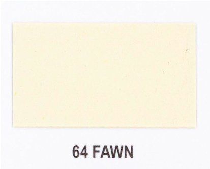 A swatch of 64 fawn paint on a white background.