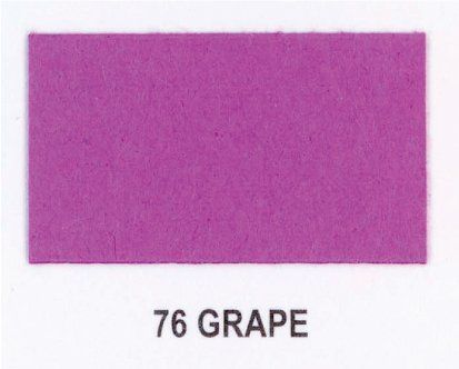 A piece of purple paper with the word grape on it.