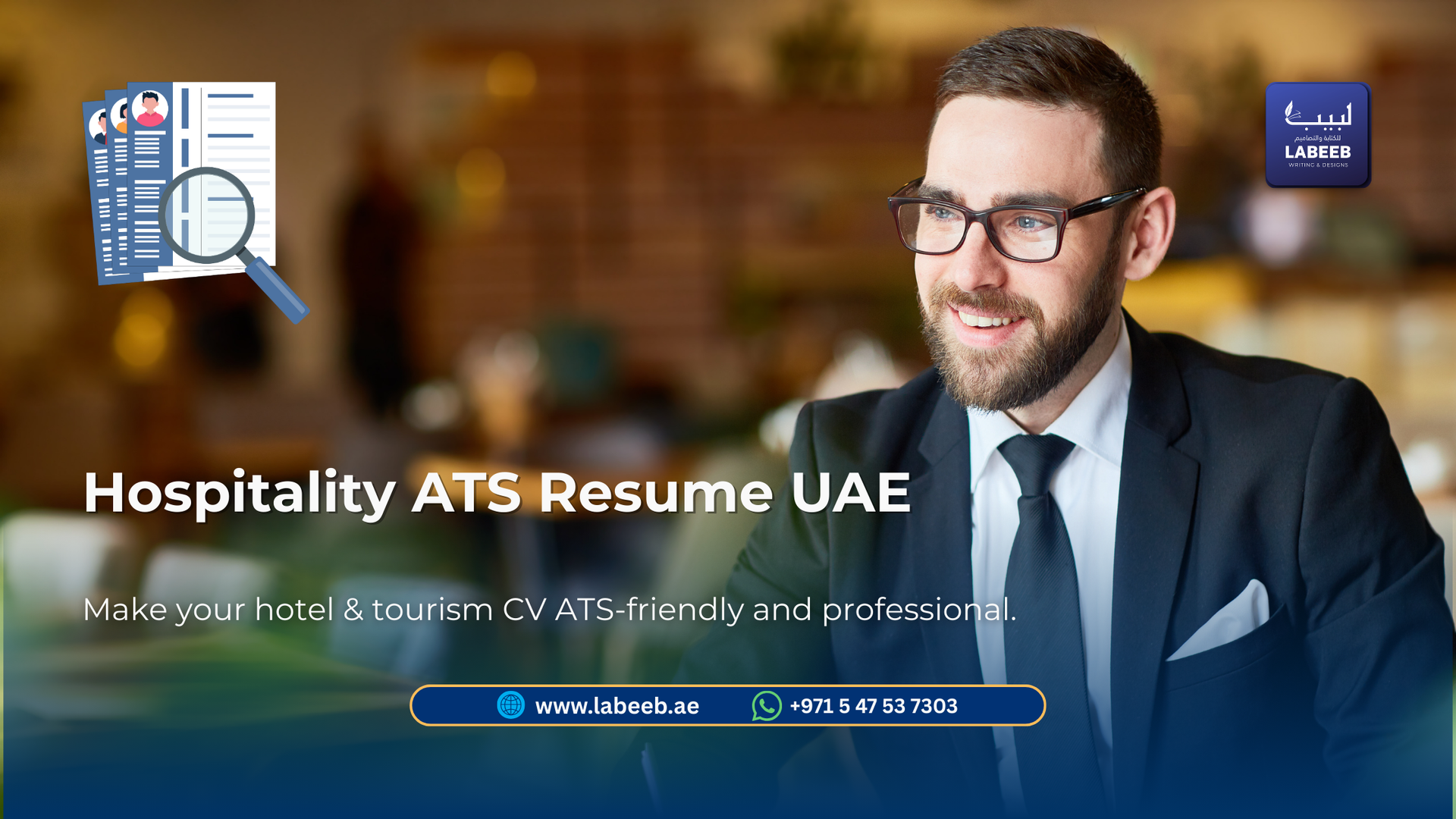 ATS Resumes for Hospitality Professionals in UAE Tourism & Hotels ATS Resumes for Hospitality Professionals in UAE Tourism & Hotels