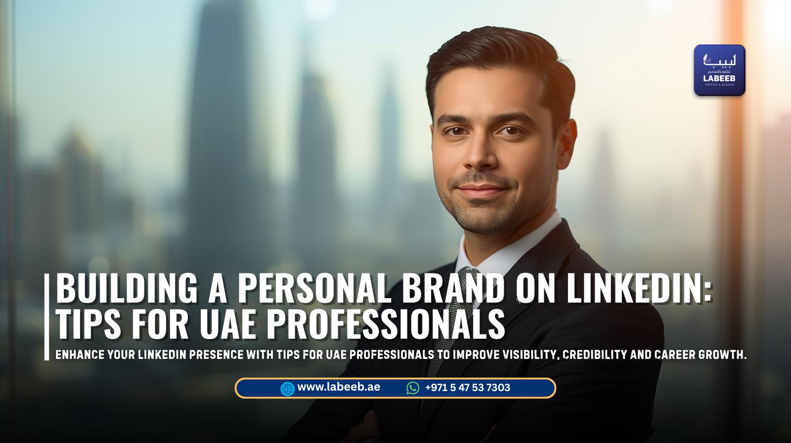 Social media manager designing a consistent brand identity across multiple platforms in Dubai