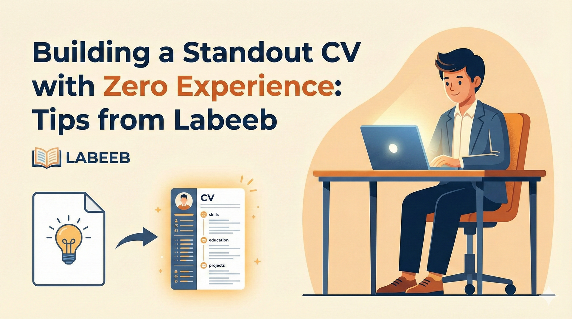 Building a Standout CV with Zero Experience: Tips from Labeeb