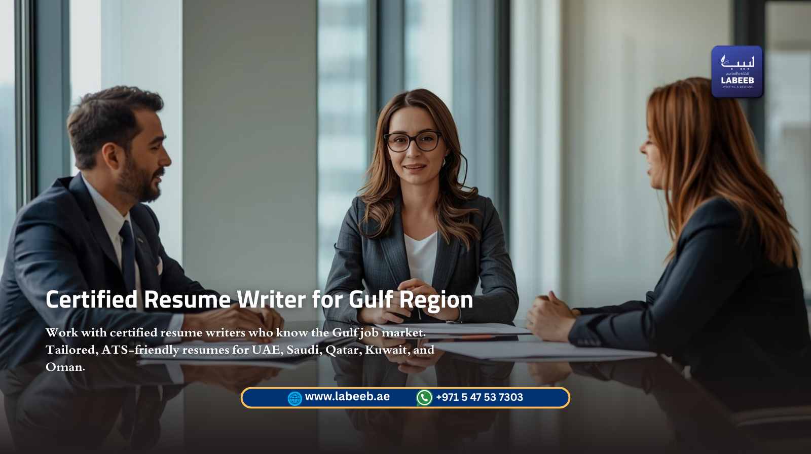 Certified Resume Writer for Gulf Region Jobs | Labeeb