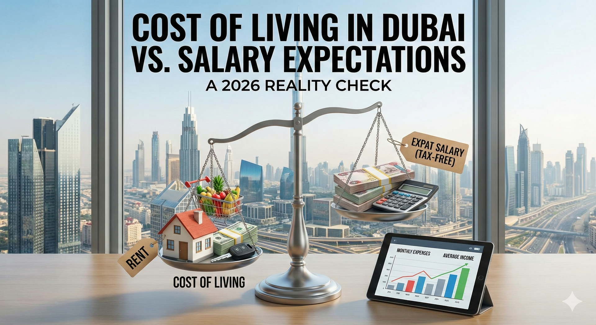 Cost of Living in Dubai vs. Salary Expectations for Expats