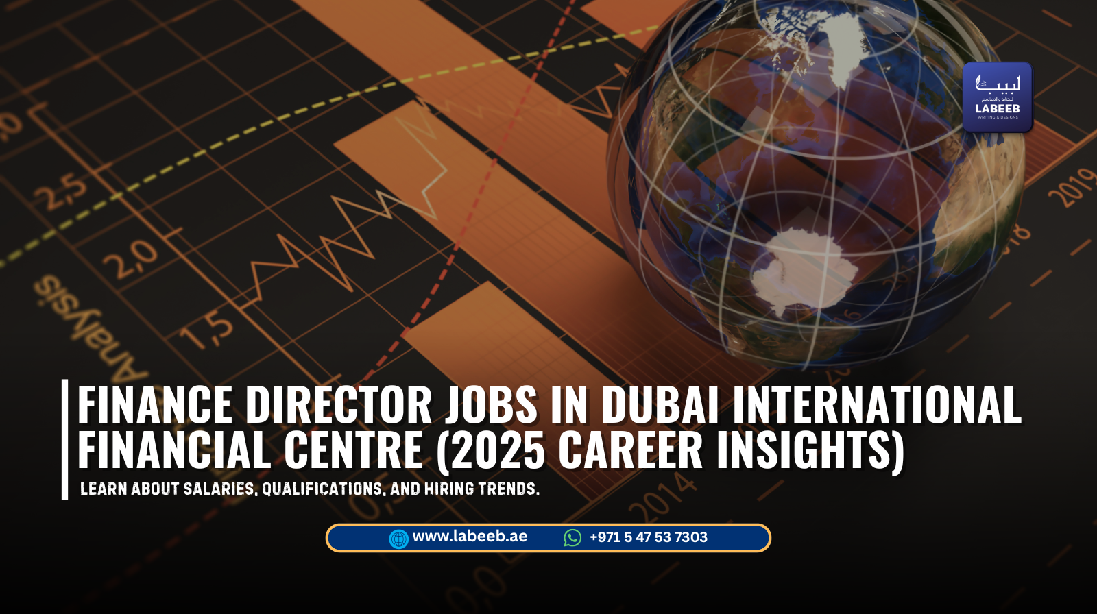 Finance director analyzing reports in a high-rise DIFC office overlooking Downtown Dubai