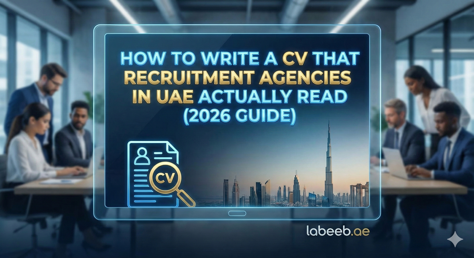 How to Write a CV That Recruitment Agencies in UAE Actually Read (2026 Guide) | labeeb.ae