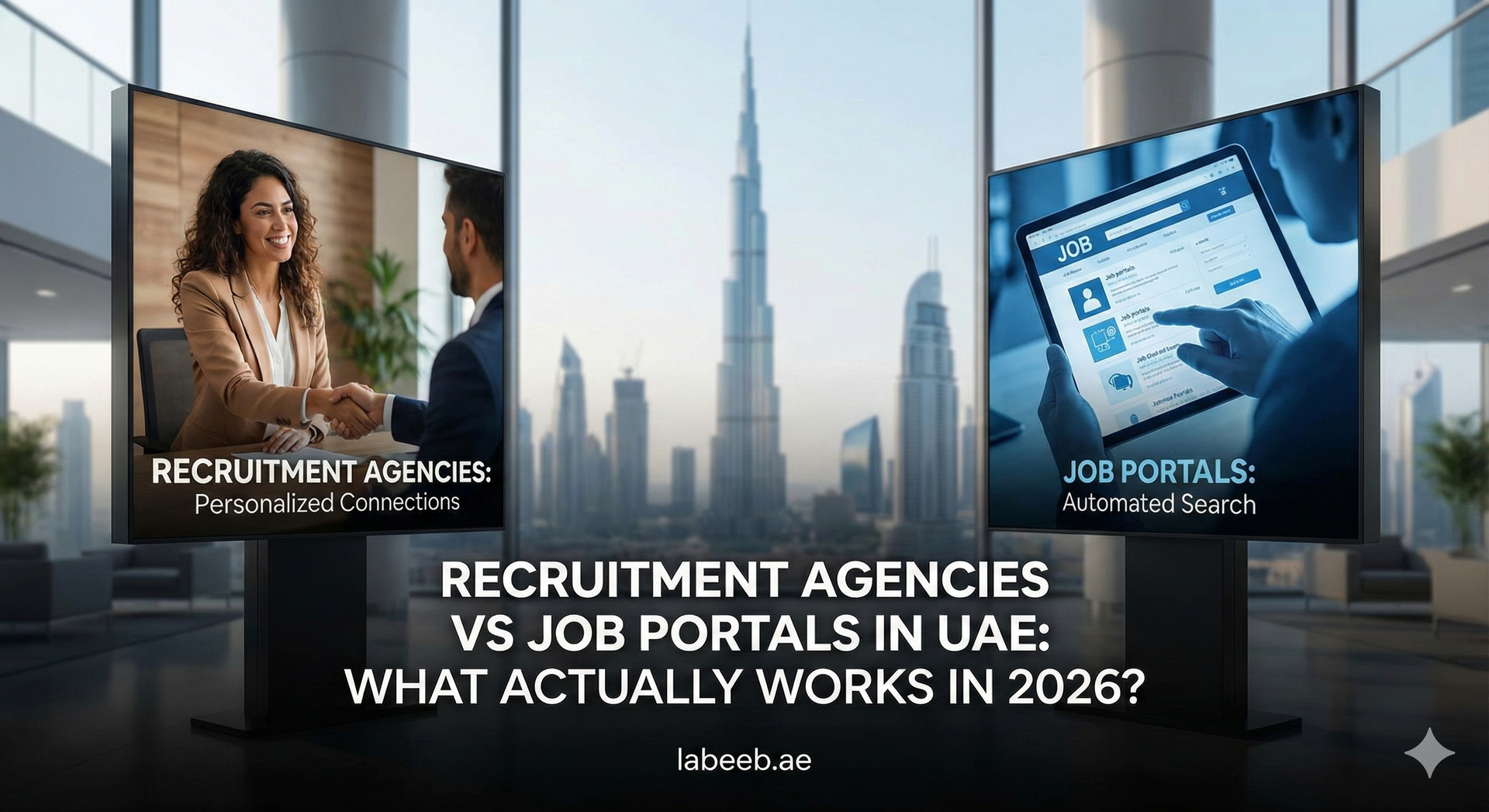Recruitment Agencies vs Job Portals in UAE: What Actually Works in 2026? | labeeb.ae