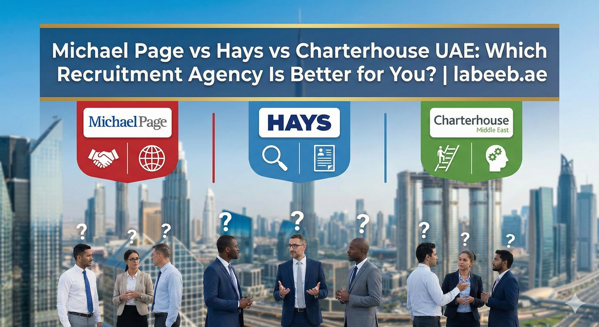 Michael Page vs Hays vs Charterhouse UAE: Which Recruitment Agency Is Better for You? | labeeb.ae