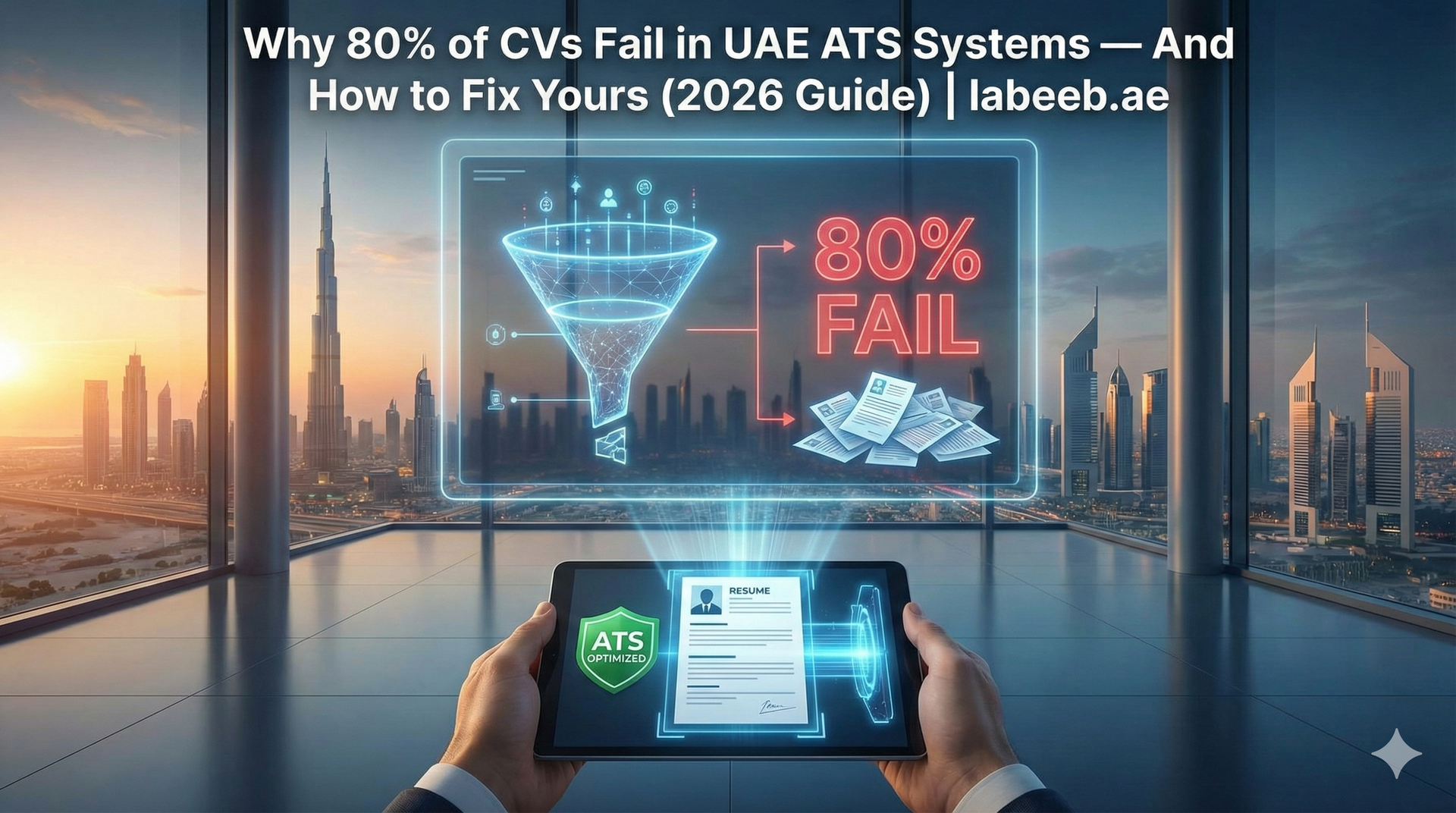 Why 80% of CVs Fail in UAE ATS Systems — And How to Fix Yours (2026 Guide)
