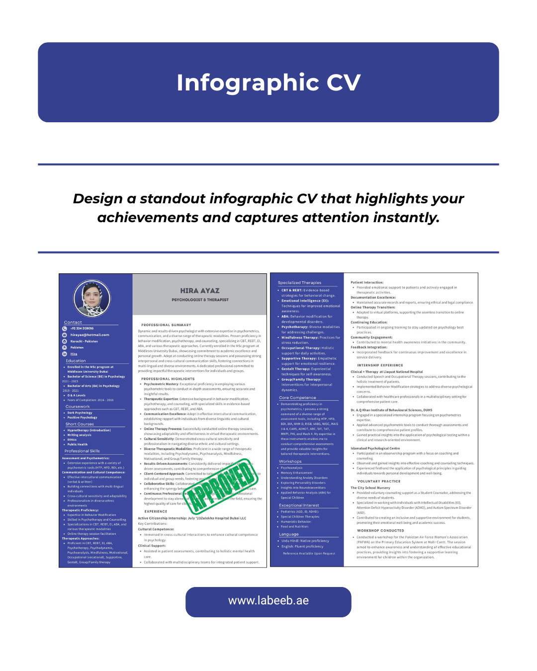 Infographic CV