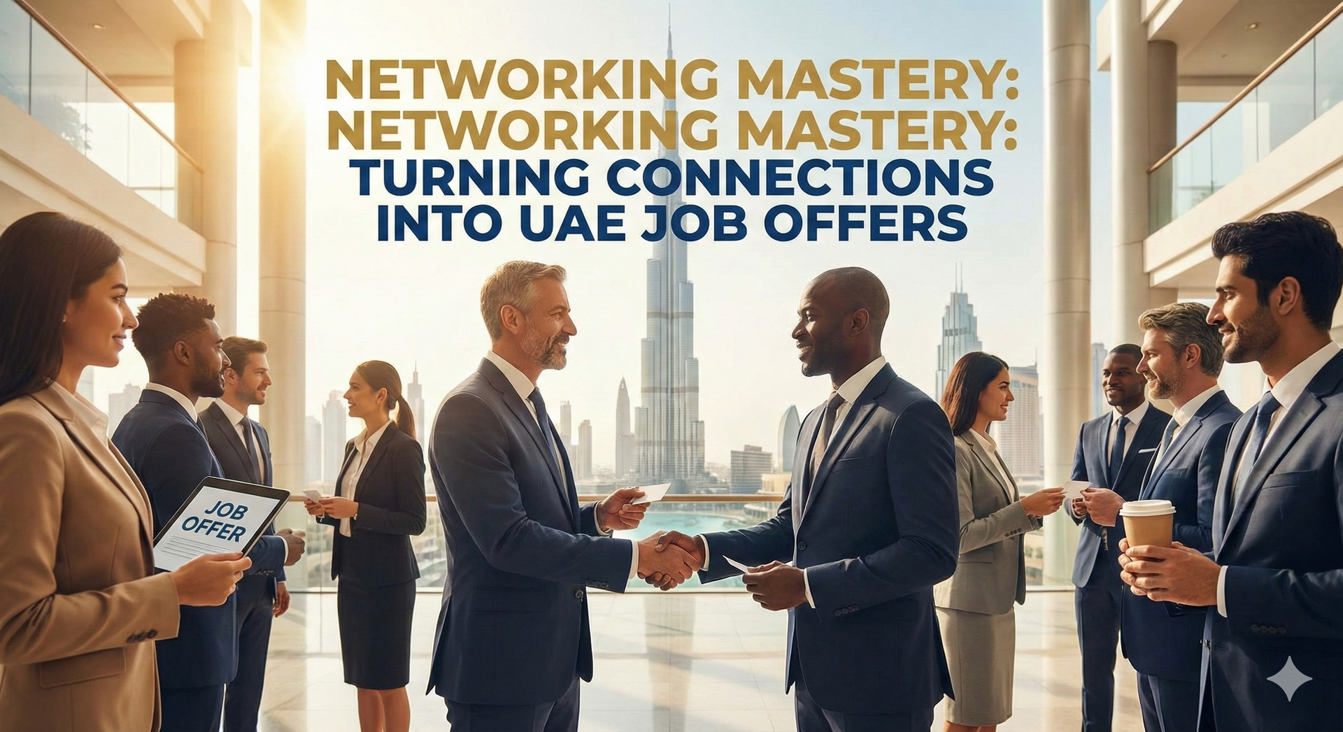 Networking Mastery: Turning Connections into UAE Job Offers