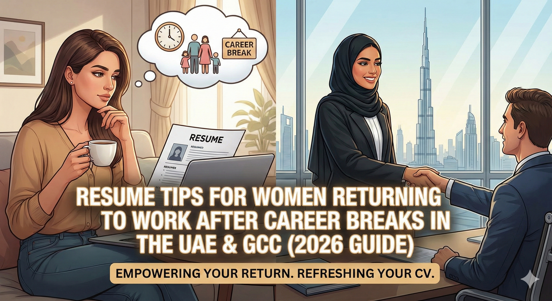 Resume Tips for Women Returning to Work After Career Breaks in the UAE & GCC (2026 Guide)