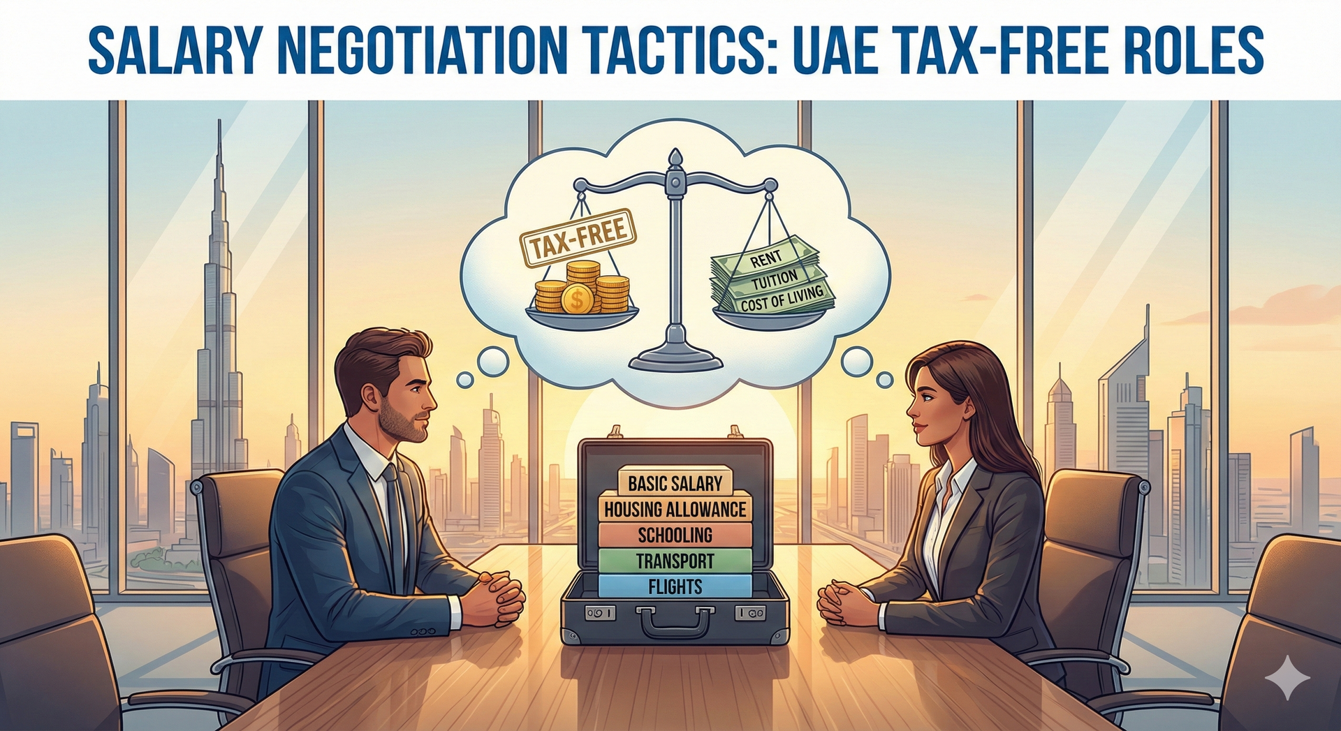 Salary Negotiation Tactics for Tax-Free UAE Roles