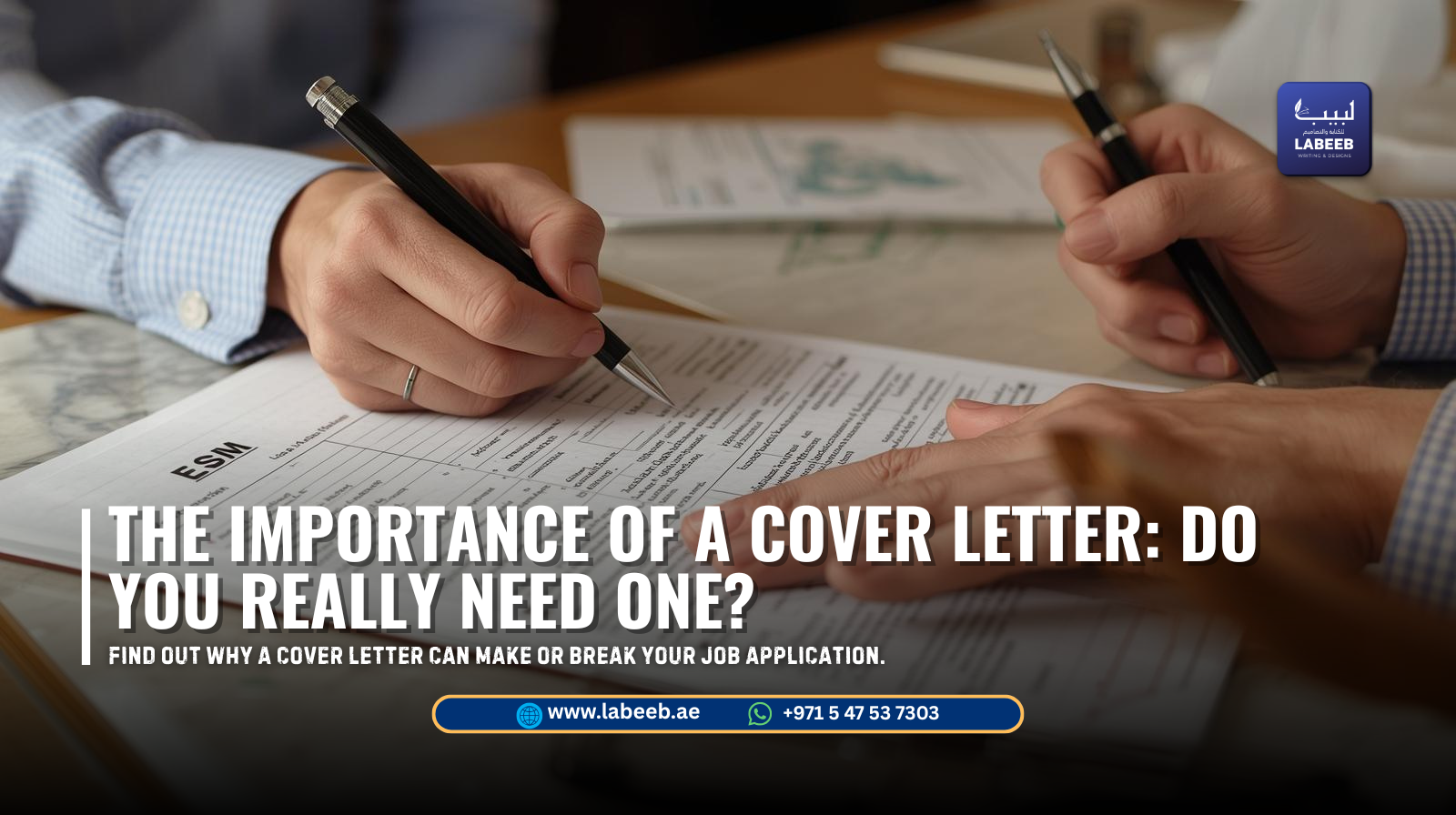 The Importance of a Cover Letter: Do You Really Need One?