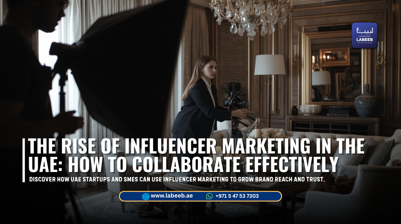 Influencer marketing collaboration with Dubai brand