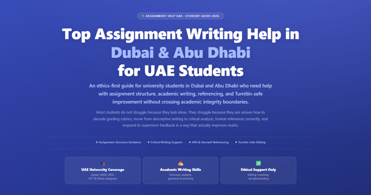 Top Assignment Writing Help in Dubai & Abu Dhabi | Labeeb.ae