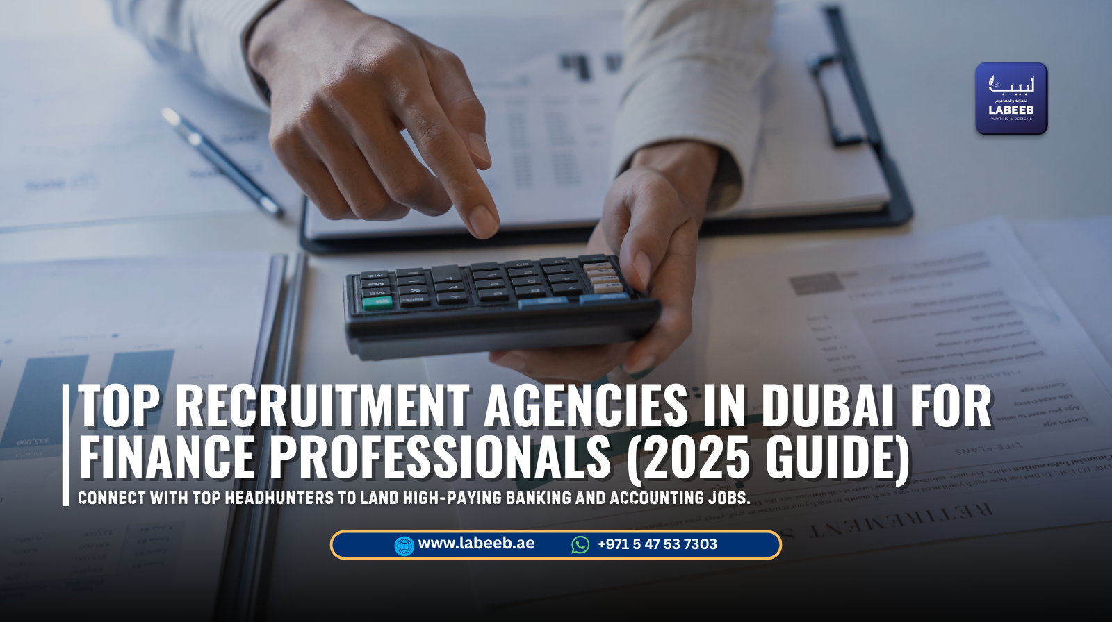 Finance professional meeting a recruiter in Dubai office