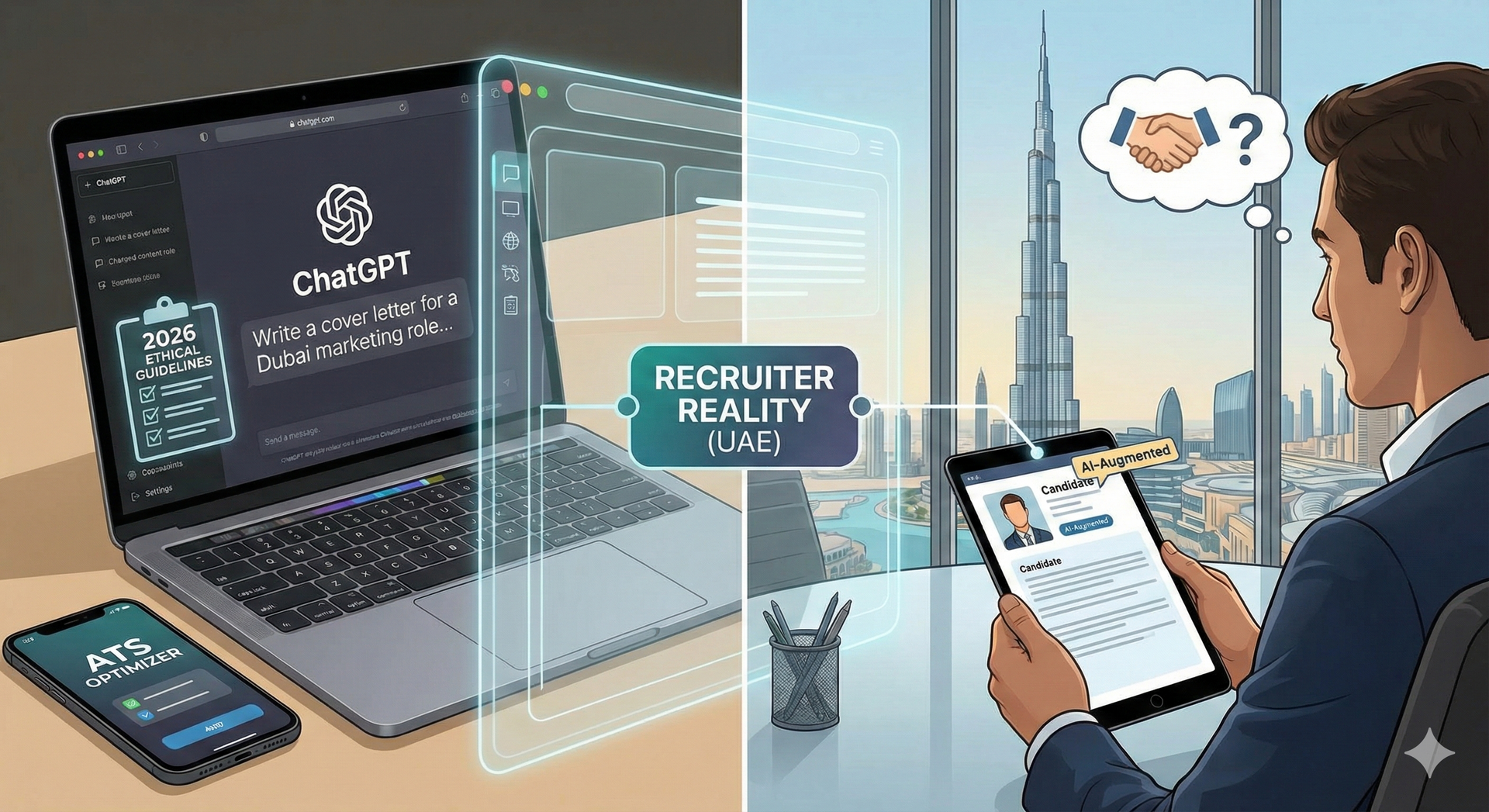 Using AI Tools Ethically for Your Job Search: ChatGPT, ATS & Recruiter Reality in the UAE (2026)