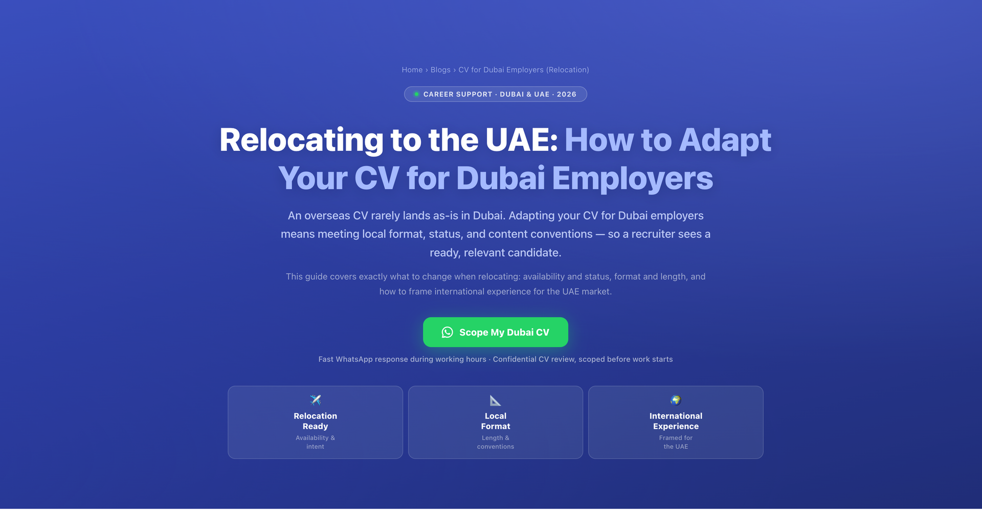 Relocating to the UAE: How to Adapt Your CV for Dubai Employers by Labeeb.ae