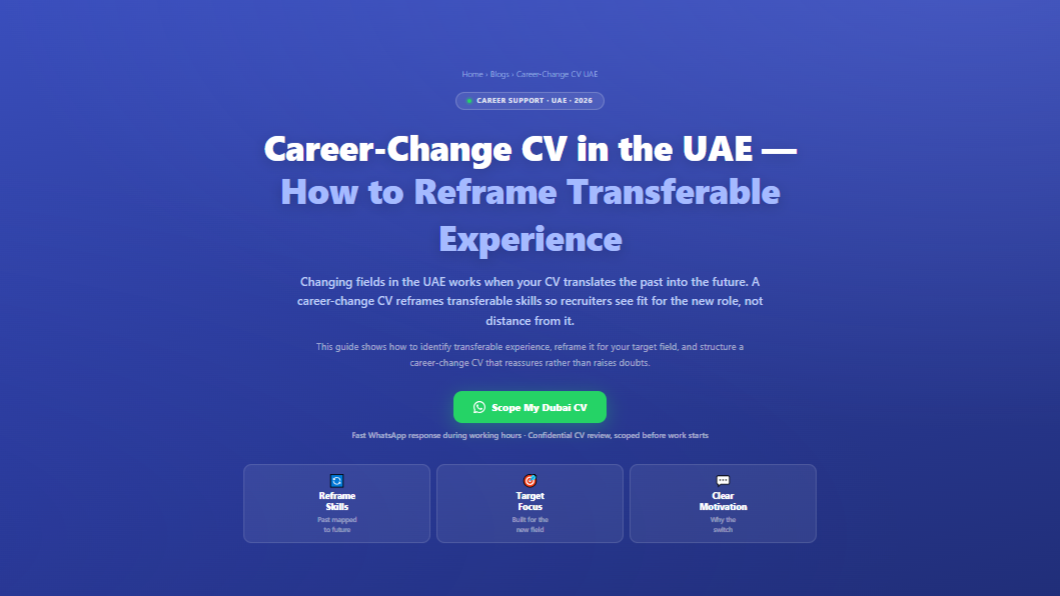 UAE Resume vs CV - Which Do Employers Actually Want? by Labeeb.ae