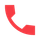 Une icône de téléphone rouge sur fond blanc.