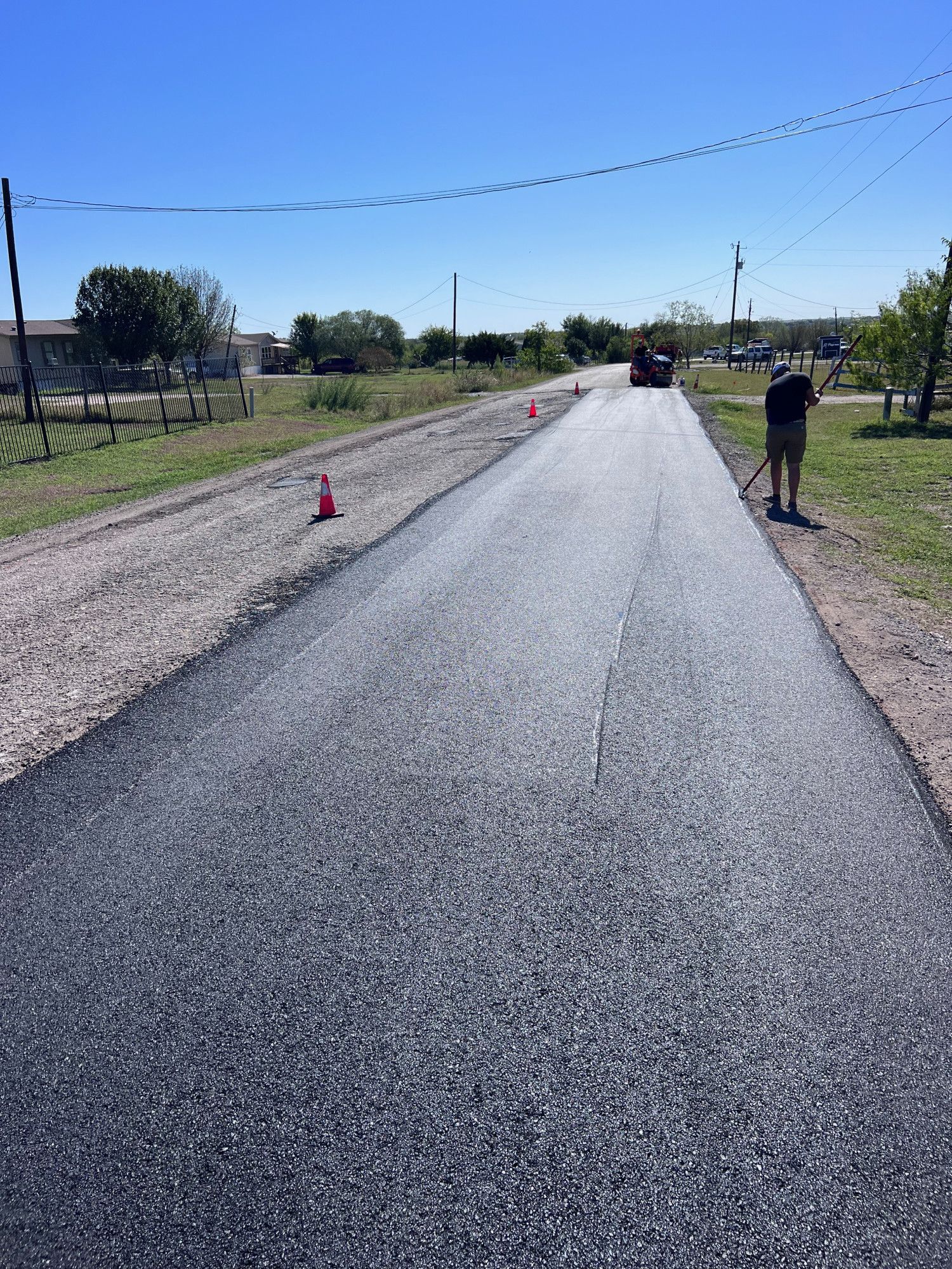 Driveway Restoration completed by Pavement Solutions in Austin, TX.