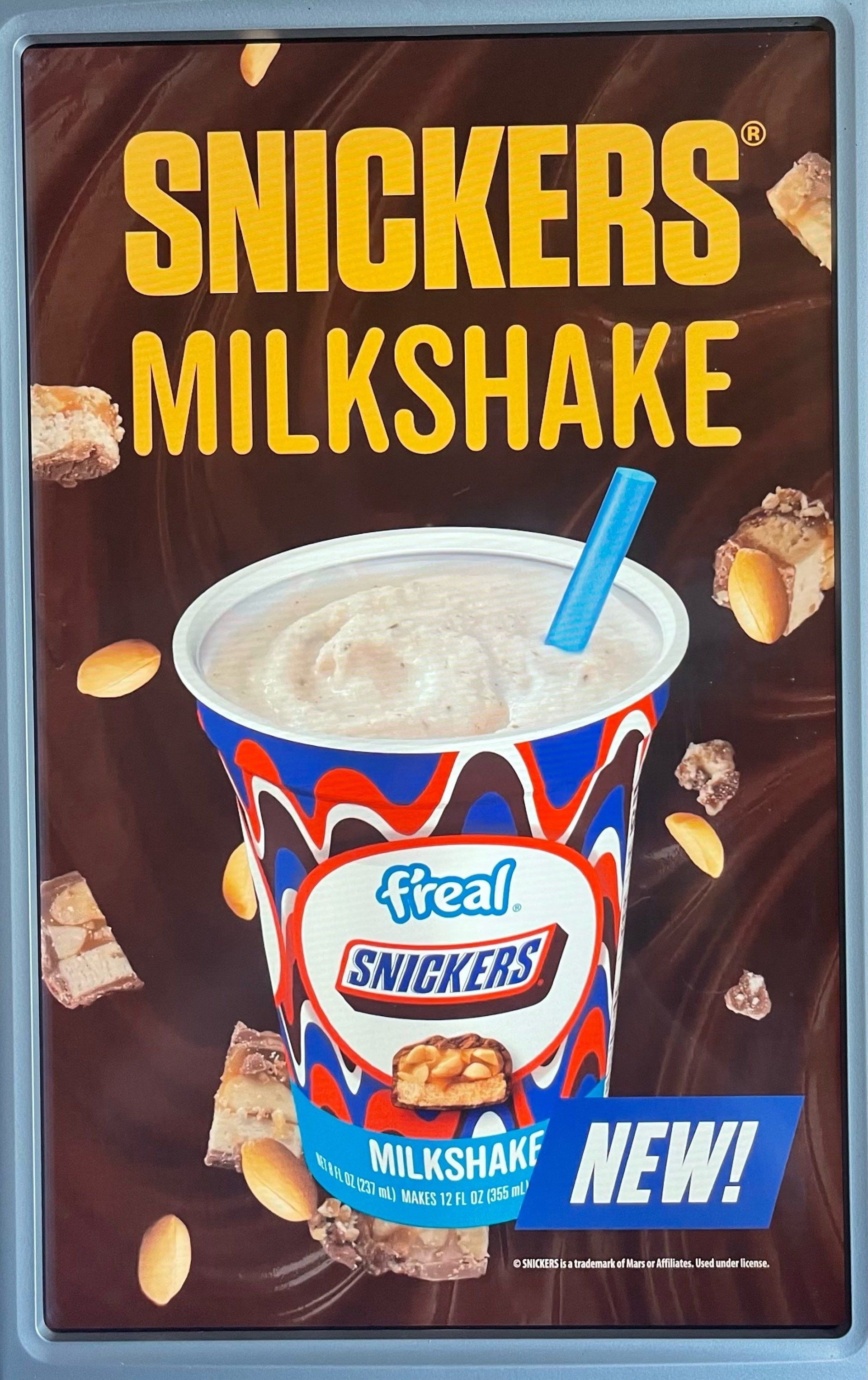 F'real Snickers Milkshake