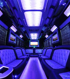 super bowl party bus service rentals