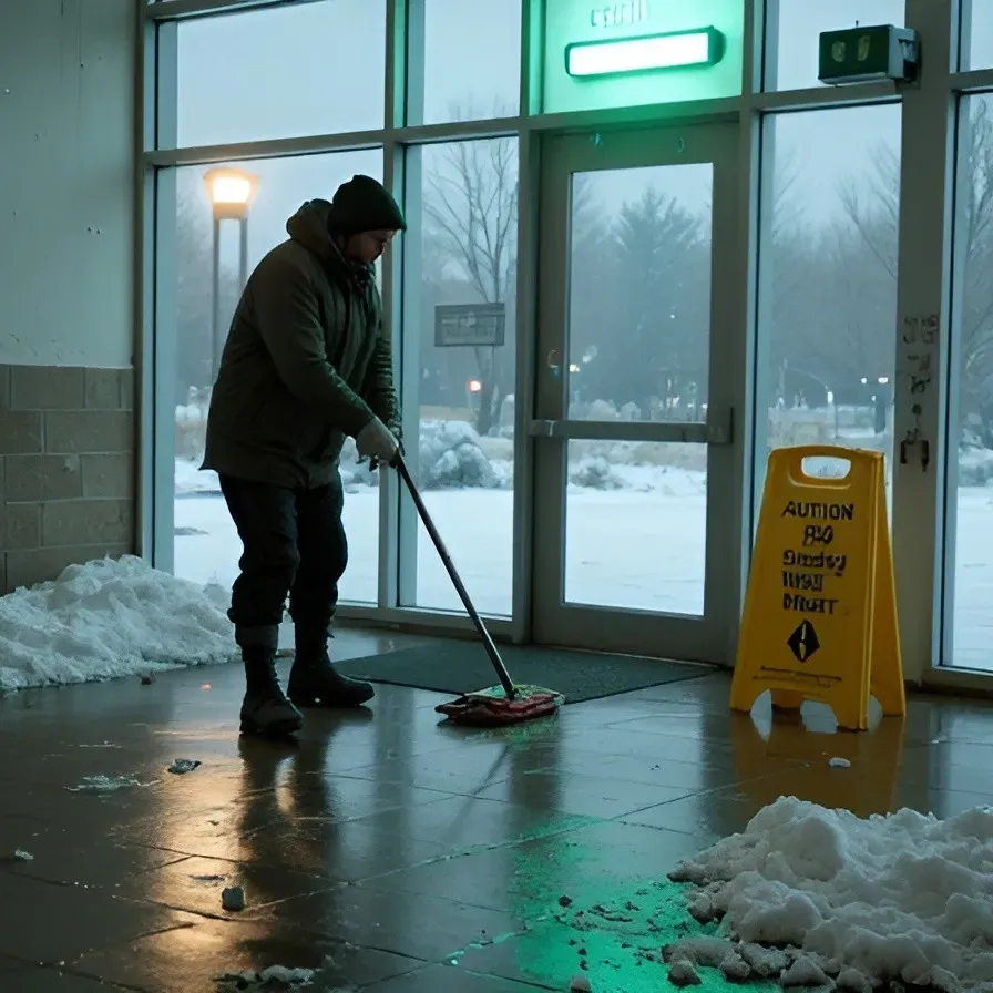 Going Green winter janitorial cleaning service challenges