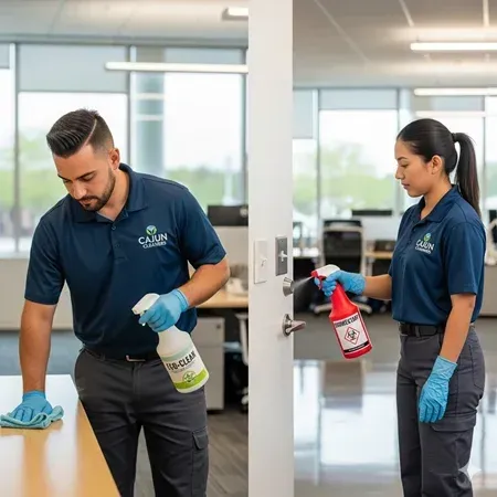 Lafayette janitorial sanitization vs disinfection services