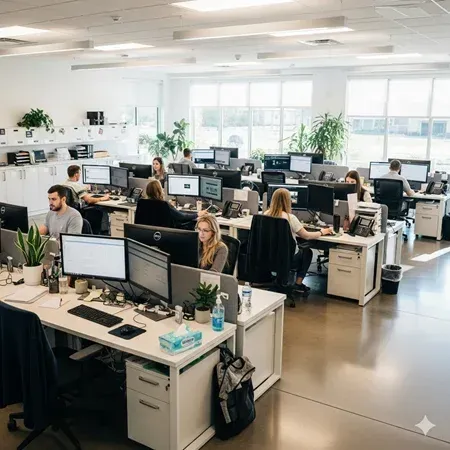 Organized clean office strategies Lafayette LA