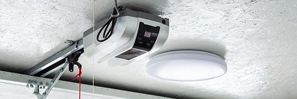 Opening door and automatic garage door opener electric